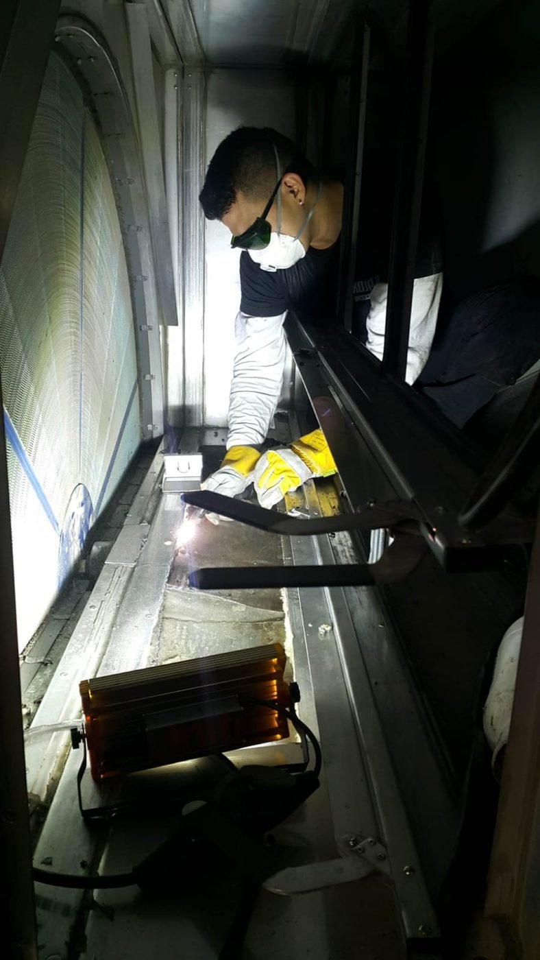 Multi-process welding — Structural repair under supervision